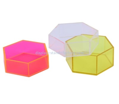 Lucite supplier custom acrylic storage box plexiglass organizer NAB-1663