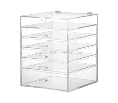 Perspex supplier custom acrylic drawer box lucite organizer box NAB-1673