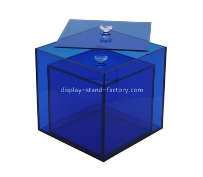 Plexiglass manufacturer custom acrylic storage box lucite gift box NAB-1670