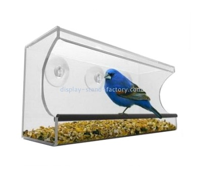 Acrylic supplier custom window bird feeder wild bird feeder NAB-1693