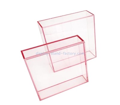 Plexiglass factory custom acrylic box lucite box NAB-1696