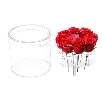 Acrylic factory custom plexiglass flower box lucite gift box NAB-1707