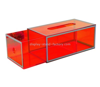 Acrylic manufacturer custom plexiglass tissue box perspex facial tissue box NAB-1706