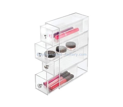 Plexiglass supplier custom acrylic drawer box perspex drawer organizer NAB-1710
