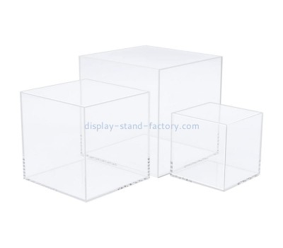Acrylic factory custom lucite boxes plexiglass cube boxes NAB-1708