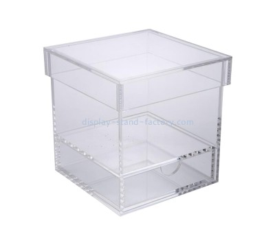 Perspex supplier custom acrylic gift box plexiglass rose box NAB-1713