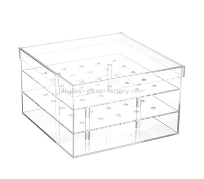 Plexiglass supplier custom acrylic gift box perspex flower box NAB-1719