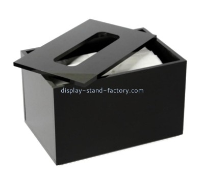 Plexiglass manufacturer custom acrylic tissue paper box perspex facial tissue box NAB-1725
