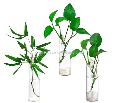 Acrylic manufacturer custom plexiglass vase lucite flower vase NAB-1730