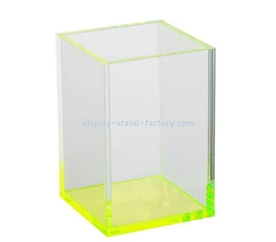 Plexiglass factory custom colorful acrylic box colorful lucite storage box NAB-1734
