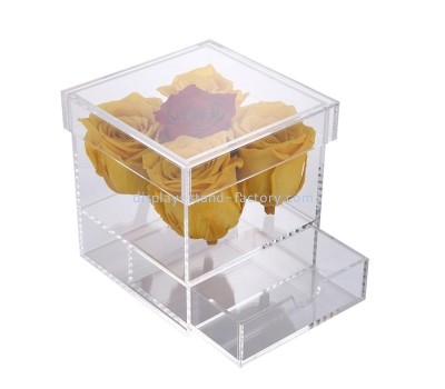 Acrylic manufacturer custom plexiglass flower box lucite rose box NAB-1746