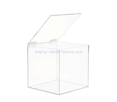 Plexiglass supplier custom acrylic storage box lucite organiser box NAB-1751