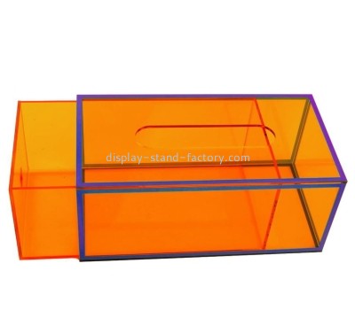 Acrylic manufacturer custom plexiglass tissue box lucite facial tissue box NAB-1762