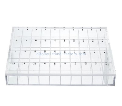 Lucite supplier custom acrylic organizer box plexiglass multi dividers storage box NAB-1767