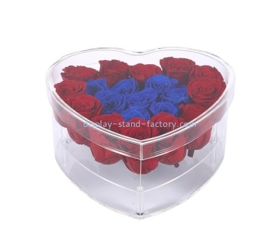 Custom acrylic flower box plexiglass rose box NAB-1801