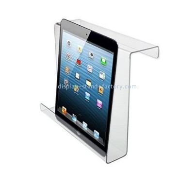 Acrylic stand manufacturer custom plexiglass compact iPad display stand lucite eReader book display rack NDS-062