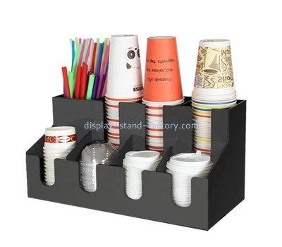 Acrylic display manufacturer custom plexiglass disposable paper cup dispenser NFD-366