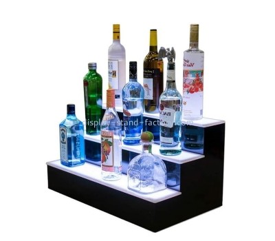 Plexiglasss manufacturer customized led bottle display stand NLD-059