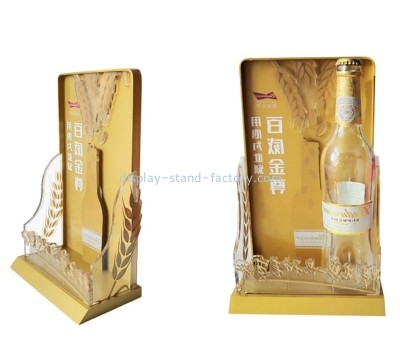 Plexiglass item supplier custom acrylic liquor bottle display stand NOD-072