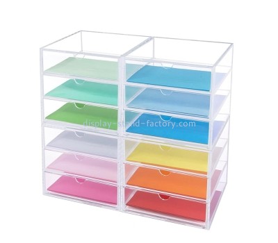 Acrylic boxes supplier custom perspex drawer organizer box NAB-1811