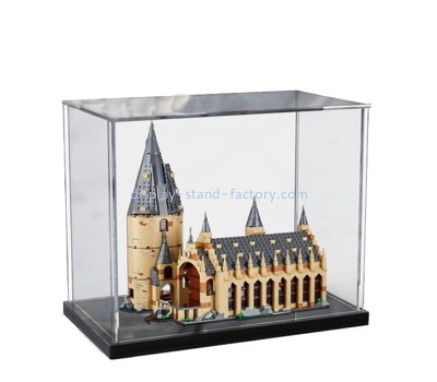 Plexiglass boxes manufacturer custom acrylic model castle display box NAB-1812