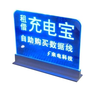 Custom acrylic luminous sign NLD-013