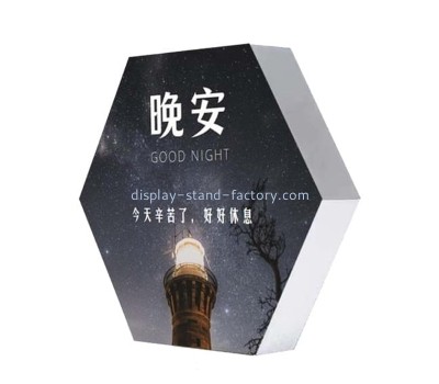Custom acrylic light box advertising logo NLD-018