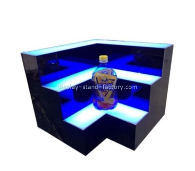 Custom acrylic luminous wine bottle display rack NLD-023