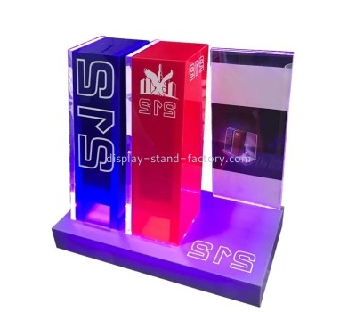 Custom acrylic cigarette display stand plexiglass promotional stand NLD-042