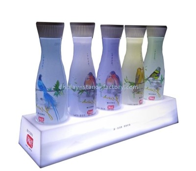 Custom plexiglass LED wine bottle holder NLD-047