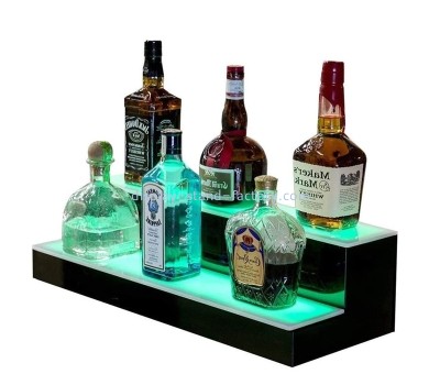 Acrylic supplier customized wine bottle led display stands NLD-058