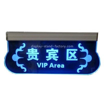 Perspex supplier customized acrylic tag luminous billboard sign LED sign NLD-063