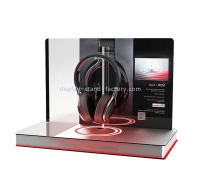 Acrylic display manufacturer custom plexiglass headset booth luminous display stand NLD-065