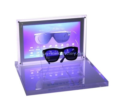 Acrylic item supplier custom plexiglass light-emitting eyeglasses display stand NLD-072