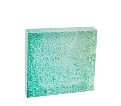 Plexiglass item manufacturer custom acrylic UV printing display block NBL-210