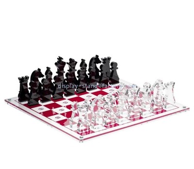 Acrylic display stand manufacturer custom plexiglass chess set NBL-207