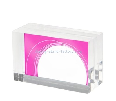 China acrylic manufacturer custom plexiglass UV printing block lucite block NBL-203