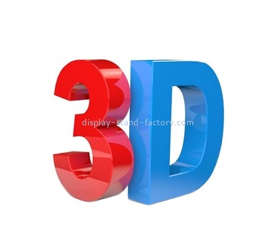 Perspex item supplier custom acrylic 3D logo characters sign NBL-215