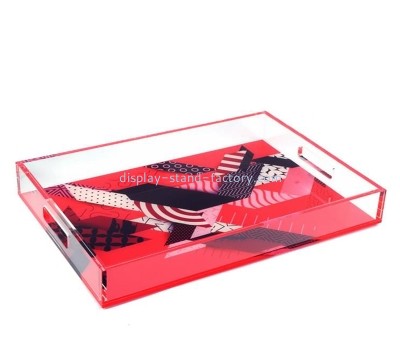 Custom plexiglass UV printing serving tray STD-384