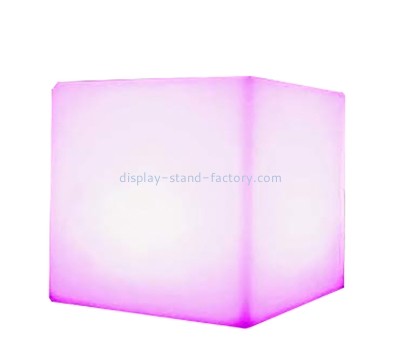 Lucite products manufacturer custom acrylic rechargeable LED cube light lamp NDD-097
