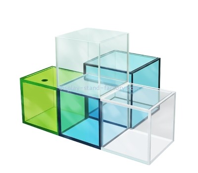 China lucite supplier custom acrylic gift display storage boxes NAB-1822