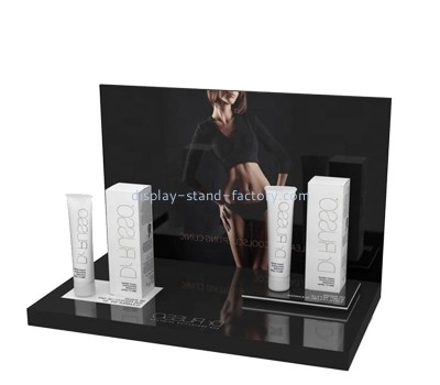 Perspex display supplier custom acrylic body care products display stand NMD-800