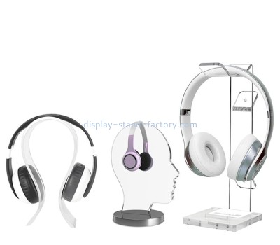 Lucite products supplier custom acrylic headset display booth NDS-085
