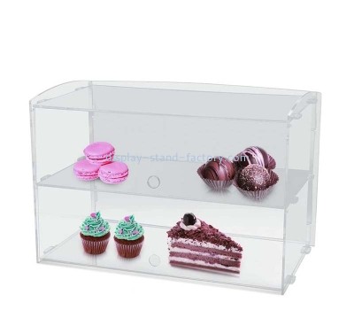 Perspex products supplier custom acrylic countertop cake display cabinet NFD-387