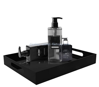 Perspex display supplier custom acrylic bathroom wash supplies holder tray STD-426