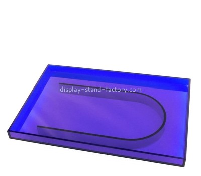 Lucite item supplier custom acrylic tea cup serving tray STD-428