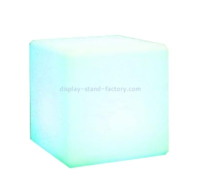 Acrylic display manufacturer custom plexiglass rechargeable LED cube light lamp NDD-105