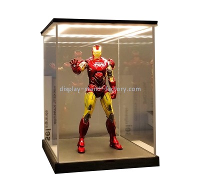 Acrylic display supplier custom plexiglass display case for collectibles with LED light NDD-106