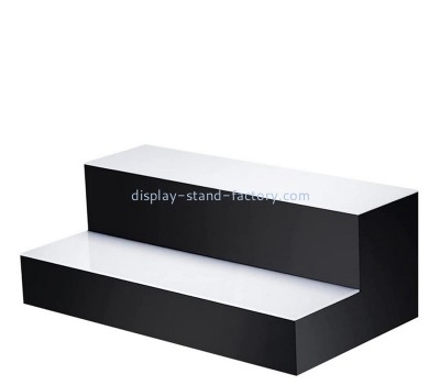 Acrylic display manufacturer custom plexiglass 2 tiers LED display risers NOD-085