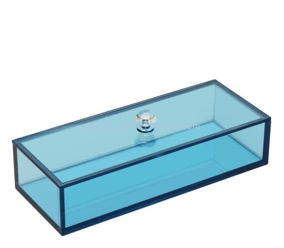 Plexiglass products manufacturer custom acrylic storage box with lid NAB-1826